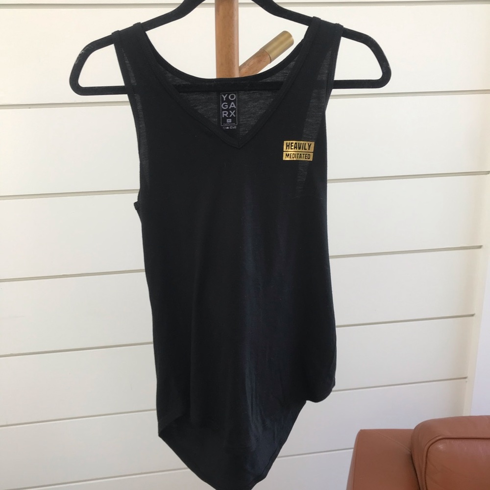 Yoga rx “heavily meditated” tank